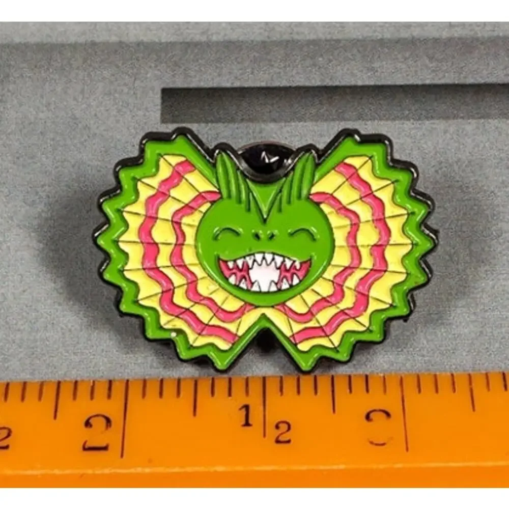 Dilophosaurus Dinosaur Jurassic Park Pin for Hat, Lanyard, Jacket or Backpack